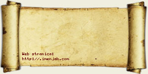 Jana Rudić vizit kartica